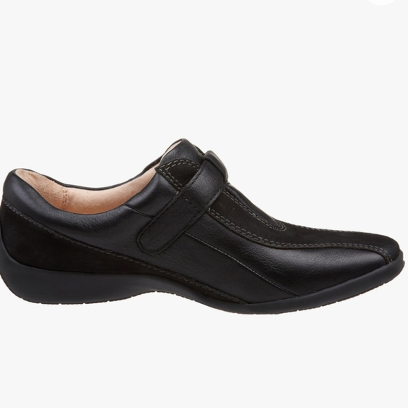 Naturalizer Carlos walking shoes black leather Very good cond. Velcro. Narrow - Picture 5 of 14